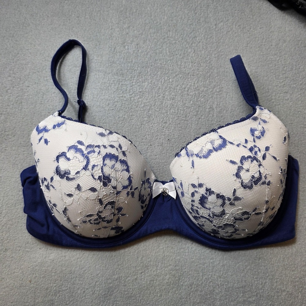 Victoria's Secret Bra 34DD Body By Victoria T Shirt‎ Demi Lace Underwire